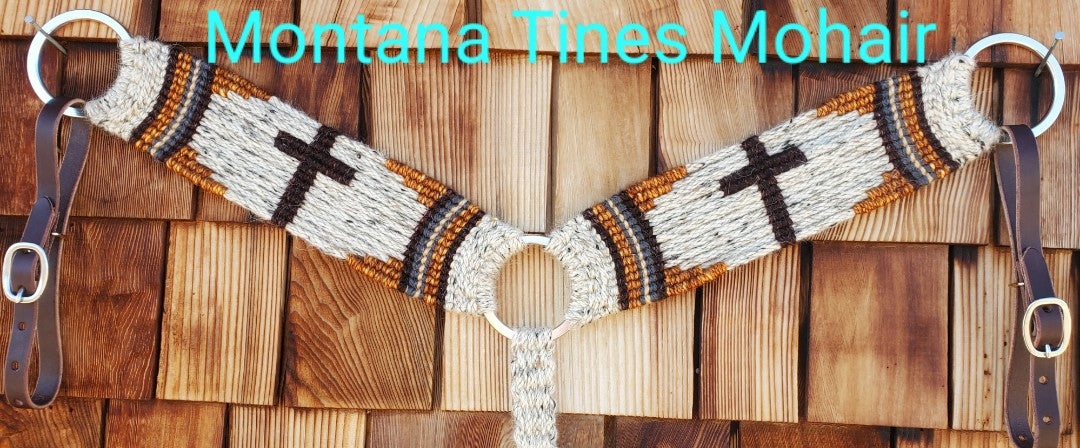 Cross breast collar.