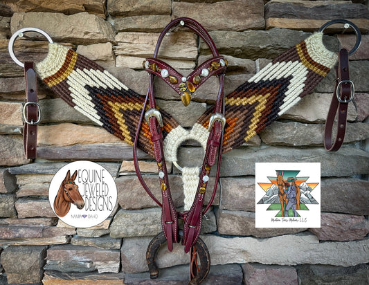 Brown serape diamond set