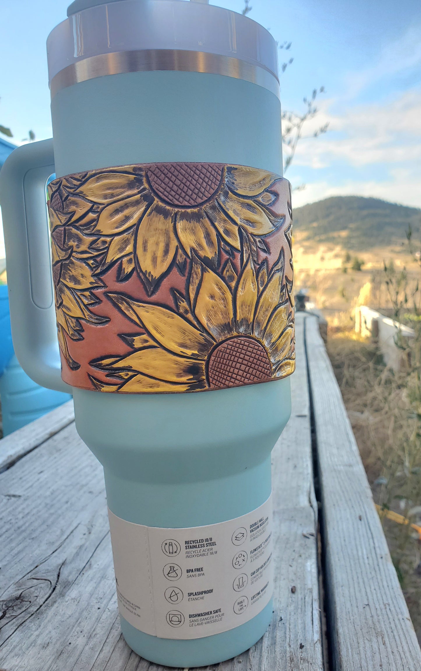 40OZ Stanley Leather Sleeve