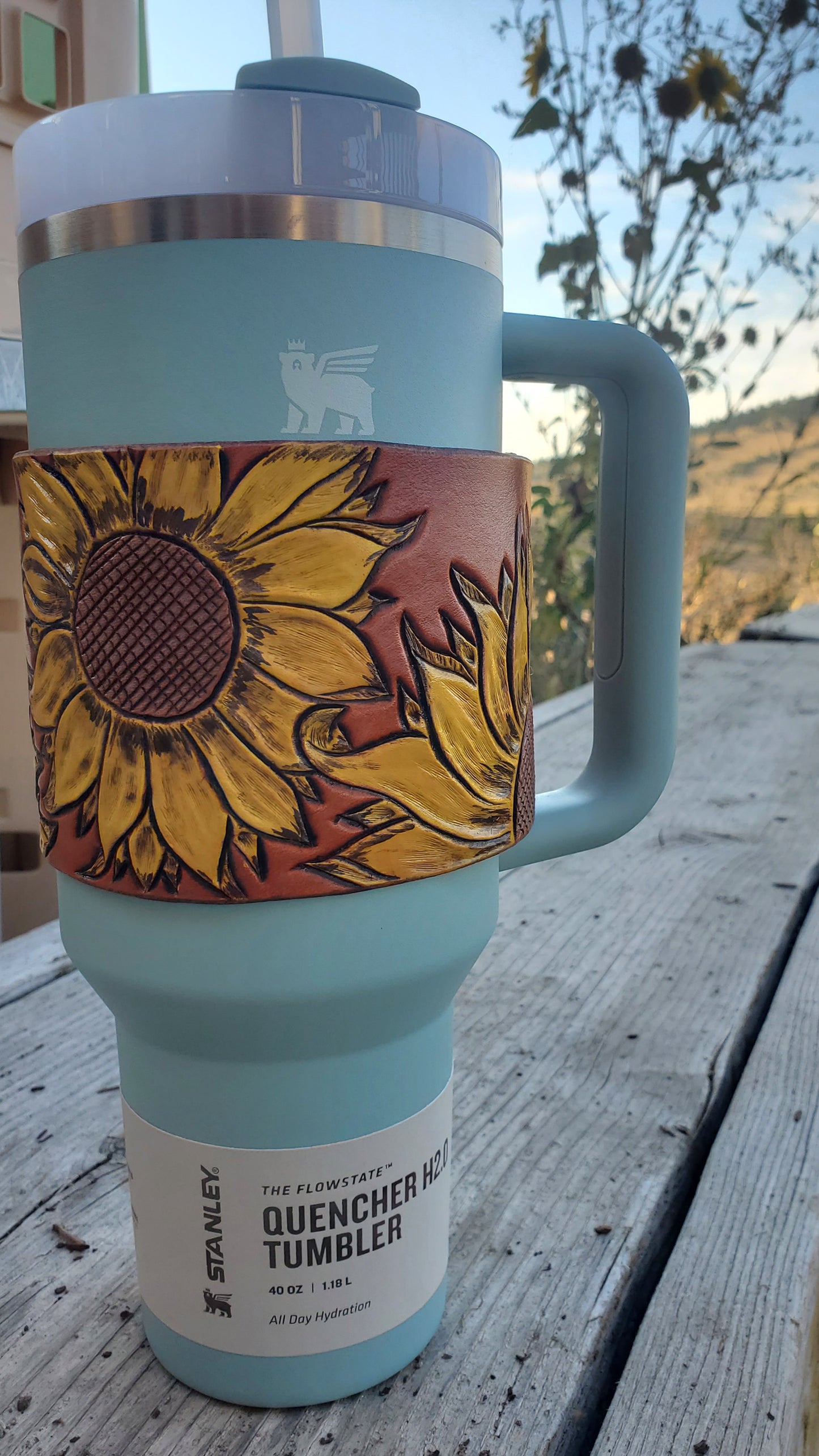 40OZ Stanley Leather Sleeve