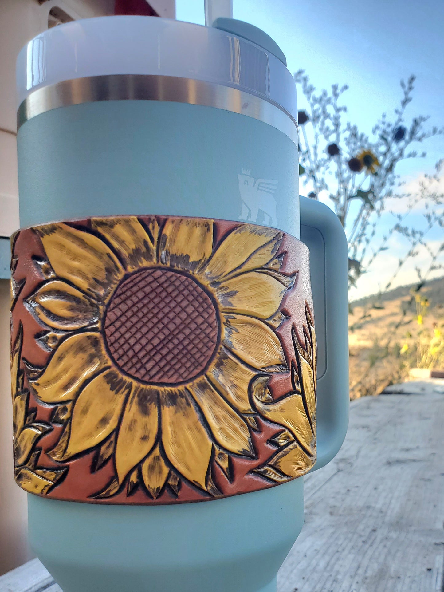 40OZ Stanley Leather Sleeve