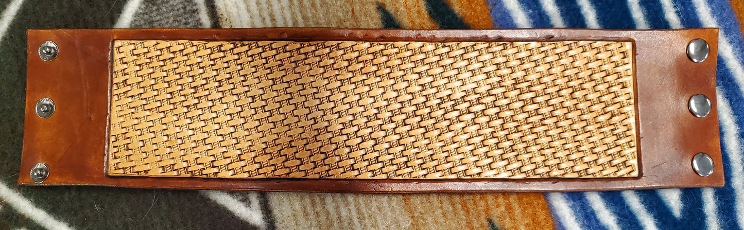 Tooled 40oz tumbler cover