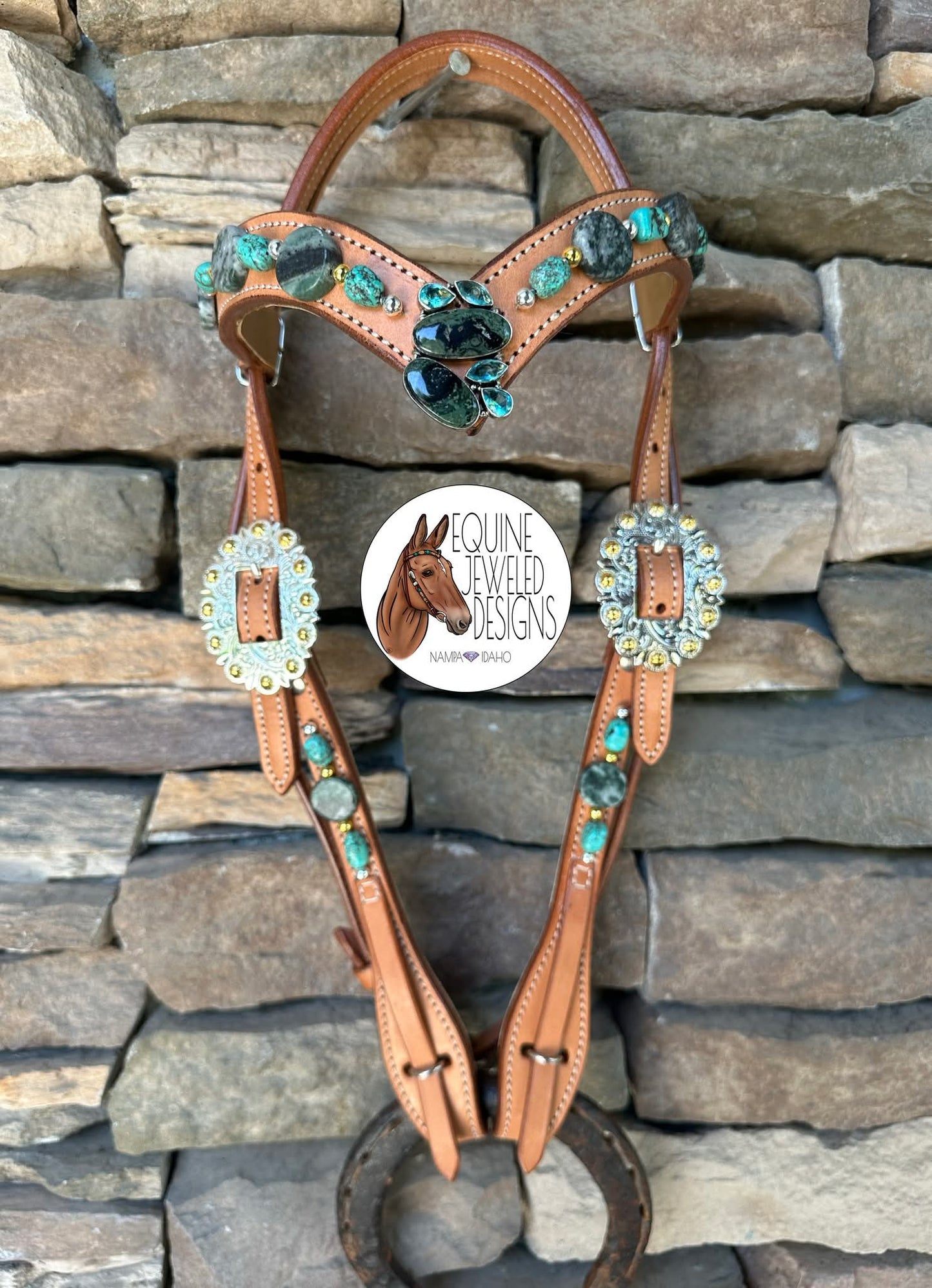 Equine Jeweled Designs Headstall 💙