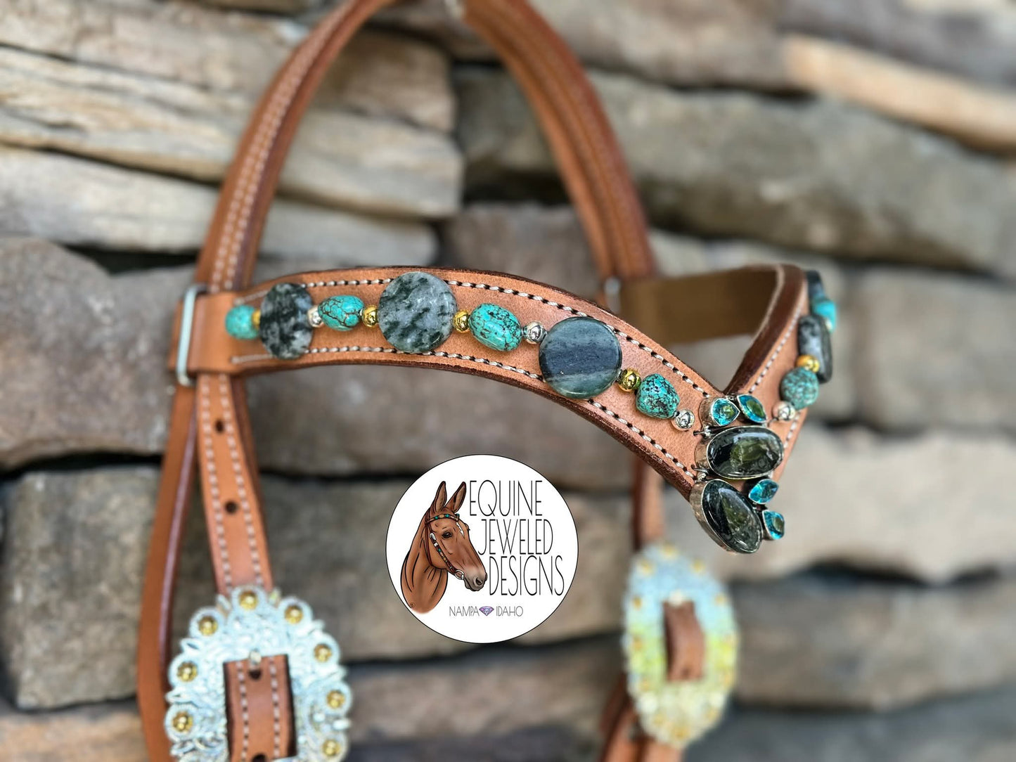 Equine Jeweled Designs Headstall 💙