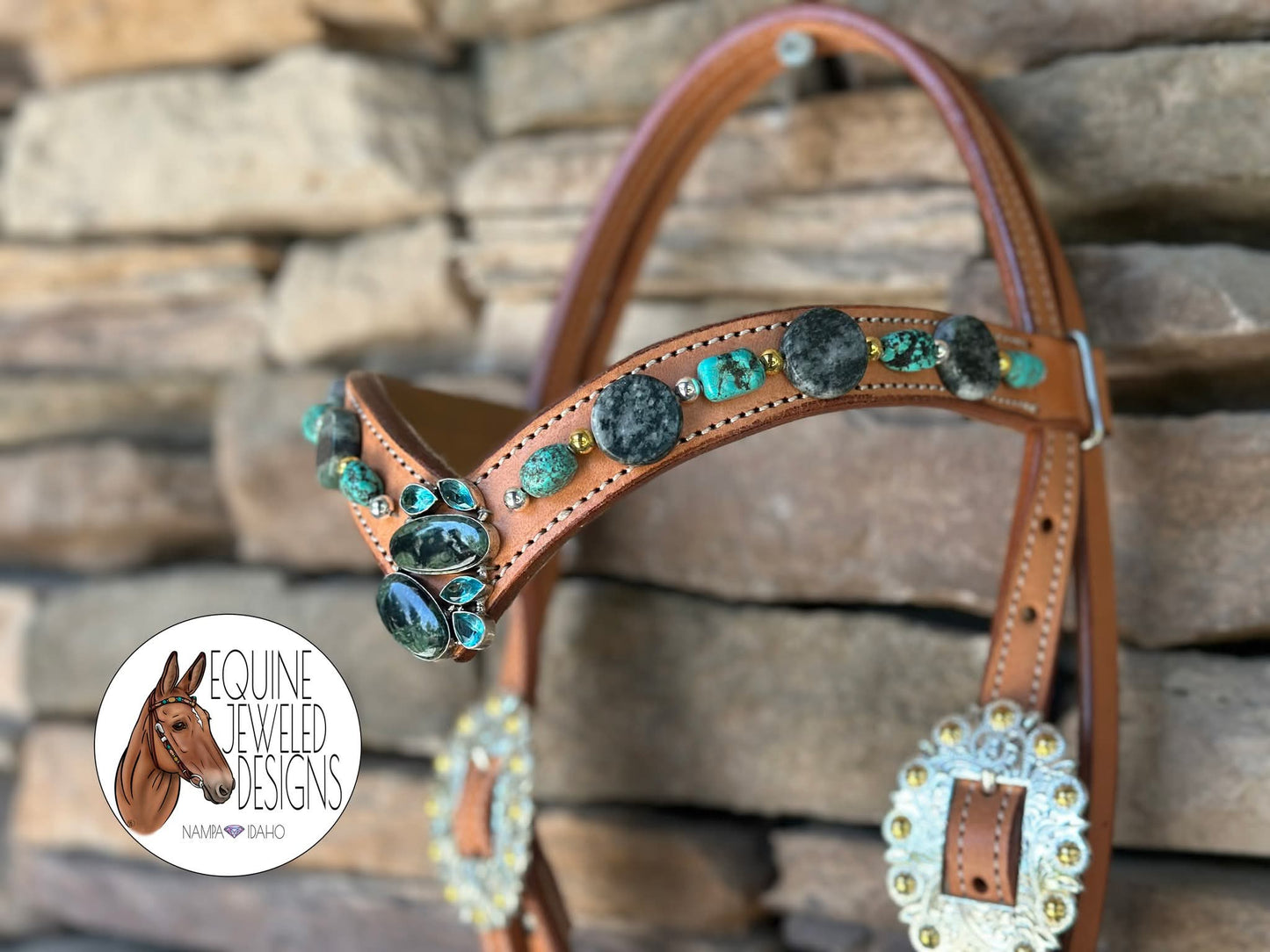 Equine Jeweled Designs Headstall 💙