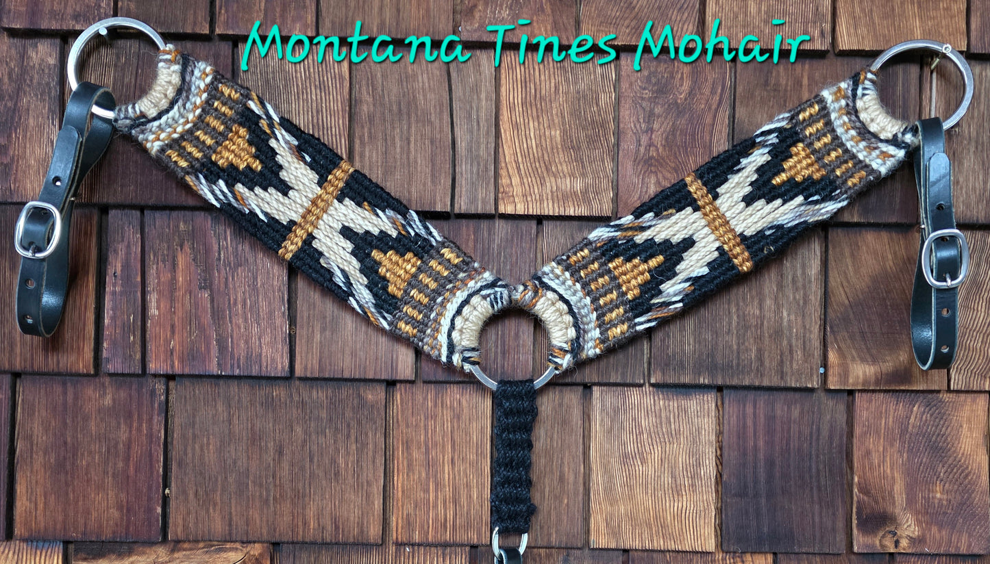 Black/mocha breast collar 🖤