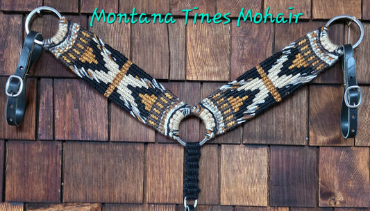 Black/mocha breast collar 🖤